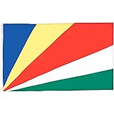 AZ FLAG - Seychelles Flag - 2x3 Ft - 100D Polyester Seychellois Banner with Two Metal Grommets - Fade Resistant - Vivid Colors - 2' x 3' Feet - 90x60 Cm