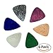 Ukulele Picks (6 Pack Multi Colors) - Uke Felt Pick Feltrum - Fits Hawaiian Uke Soprano Concert Tenor & Baritone by NewEights
