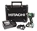 Hitachi WH18DBDL2 18V Pro Brushless Cordless Lithium Ion Triple Hammer Impact Driver Kit, 4 Speed Settings, 1,832 in/lbs Torque, Fast Charger w/USB Port, IP 56 Rated, 2-3.0 Ah Compact Batteries