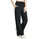 baleaf Women's Loose Yoga Pants Wide Leg Athletic Pants High Waisted Casual Lounge Drawstring Sweatpants with Pockets