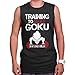 Training to Beat Goku Super Nerdy Ninja Sleeveless T Shirt Black