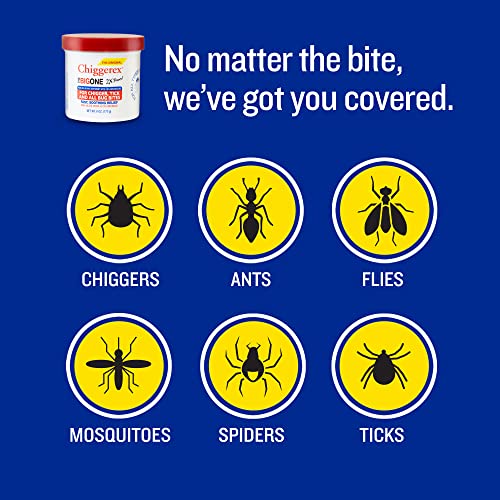 Chiggerex 2X Power First Aid Medicated Ointment for Chiggers, Mosquito