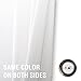 Lazzzy Kitchen Curtains Cafe Curtain Set for Living Light Filtering Tier Curtains Bedroom Window Curtain for Bathroom Door Curtains Thermal Insulated Drapes 24 Inch 2 Panels White