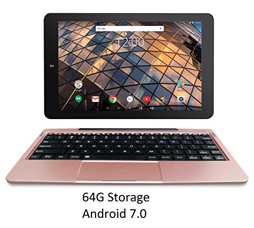 RCA 10 Inch Android Tablet with WiFi, Bluetooth (64G, Rose Gold)