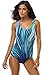 CharmLeaks Women's Swimming suit Bathing Suit Swimming suits Takini Halter X-Large, Blue