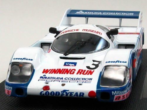EBBRO 1/43 Mazda Collection Porsche 956 winning run WEC Fuji 1983 White / Blue(Japan Import)