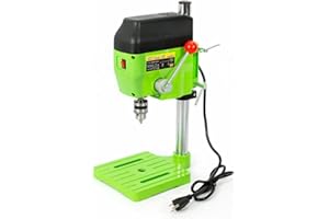 NENCHENGLI 480W Electric Bench Top Drill Press Bench Drill Drilling Machine Electric Mini Drill Press Stand for Metals, Wood, Plastic, Aluminum Plate (480W)