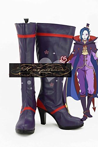 Amazon Re ゼロから始める異世界生活 ロズワール L メイザース コスプレ靴 コスプレブーツ コスプレシューズ オーダーサイズ製作可能 26cm 男性 コスプレ 仮装 通販