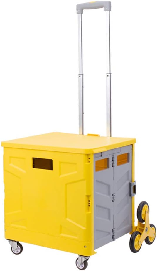 Foldable Utility Cart Folding Portable Rolling Crate