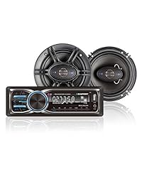 Blaupunkt Columbus 100 receptor estéreo y GTX650 6.5 inch 360 W Altavoces coaxiales Bundle