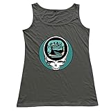 Crystal Women's My Morning Jacket Casual Design Tank Top DeepHeather US Size XXL