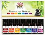 7 Chakra Oils Essential Oils Kit (Floral) Natural Essential Oils to Balance the Chakras