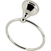 Kingston Brass BA4814PN Metropolitan 6" Towel Ring, Polished Nickel