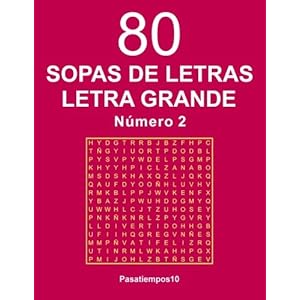 80 Sopas de letras Letra Grande - N. 2 (Volume 2) (Spanish Edition)
