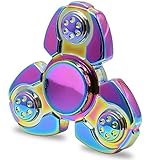 JINYAO Fidget Spinner Toy Relieve Stress High Speed Focus Toy for Killing Time (Rainbow-B)