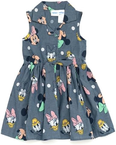 minnie mouse skater dress Disney Minnie Mouse Dress Size 5 Black Multi Color Skater Dress Short