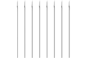 WOLAYI Piercing Needles,40PCS 20G Stainless Steel Sterile Disposable Surgical Steel Piercing Needles for PA Eyebrow Ear Navel Belly Oral Web Lip Labret Piercing (20G)