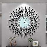 FMTAD Large Wall Clock Non-Ticking Silent Modern