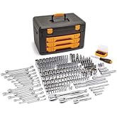 GEARWRENCH 80966 243 Pc. 6 Pt. Mechanics Tool Set In 3 Drawer Storage Box | 3 Drawer Storage Box