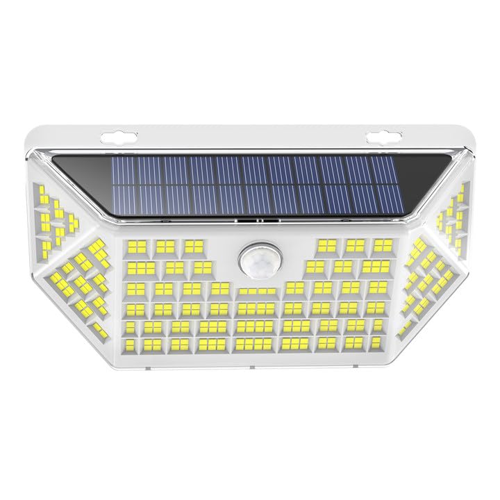 Photo 1 of NACINIC 314 LEDs Motion Sensor Outdoor Lights 800LM 6000 K Solar Powered Flood Lights Outdoor IP67 Waterproof with 3 Modes 270° Wide Angle Lighting Security Wall Lights for Outside Yard Garden- 1 Pack