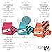 Booty Resistance Loop Band Set - Non-Rolling Thick Fabric Circles - Activate Your Glutes & Thighs! Perfect Hip Bands for Leg Exercises, Butt-Kicking Workout, Squatting, Yoga, Cross-Fit - Bonus Ebook