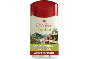 Old Spice Dry Feel Antiperspirant Deodorant for Men, 24/7 Freshness, 24/7 Sweat & Odor Protection, Gentle on Skin with Skin Conditioners, Timber with Sandalwood + Cypress Scent, 2.6 oz