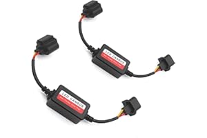 QUICTO 2pcs H13 Led Headlight Decoder, Adapter Anti-Flicker Error Filter, Repair Car Headlight Adapter for Car Led Warning