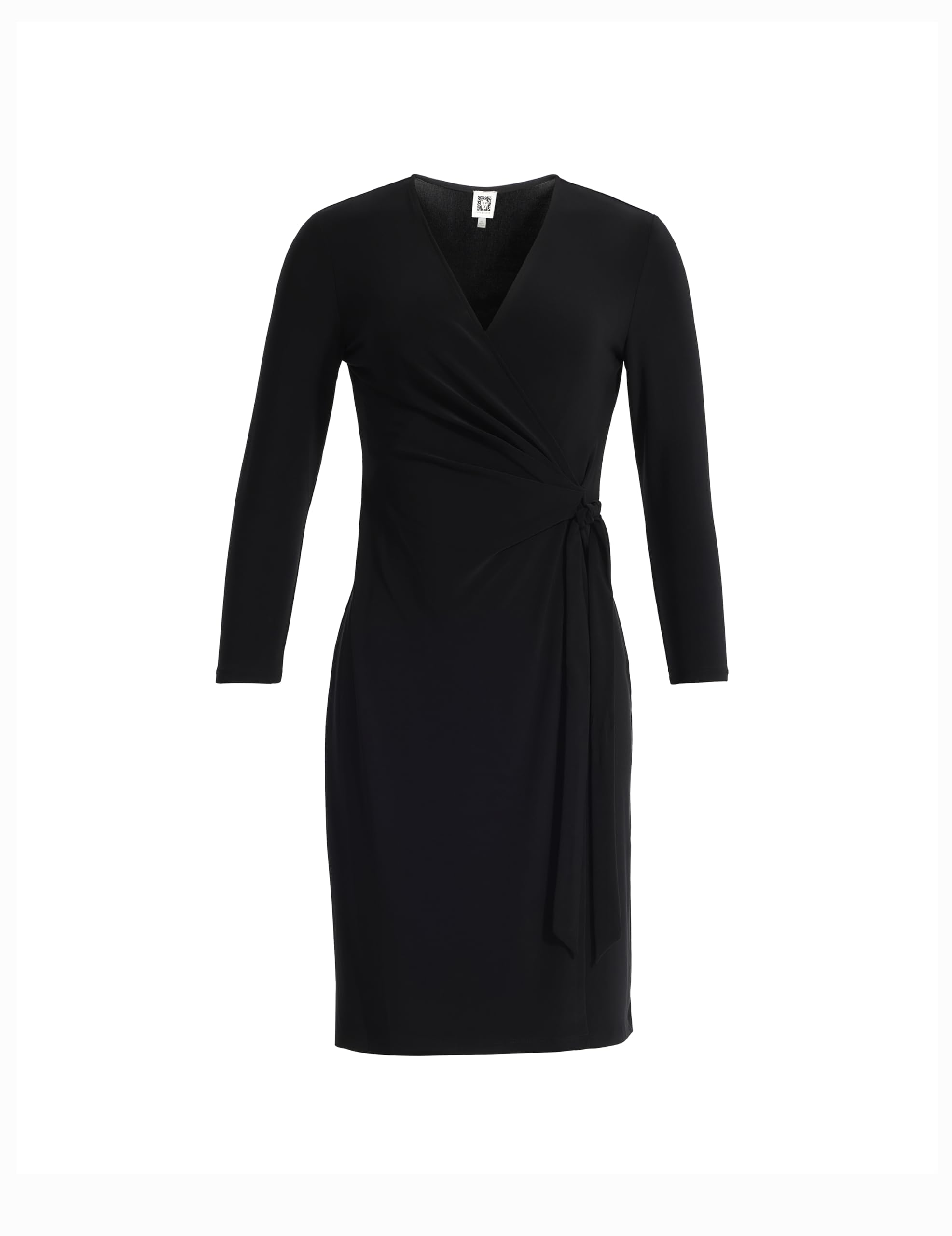 Photo 1 of *medium* Anne Klein Petite Classic 3/4 Sleeve Wrap Dress Black