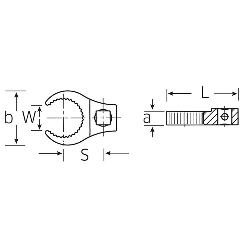 Stahlwille 440S MJ 16 – Slogging Ring Spanner 3/8 °C