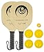 Pickled-Up Pickleball Paddle Set (Includes 2 Wooden Pickleball Paddles, 4 Polymer Pickleballs And 1m Spare Overgrip Tape)