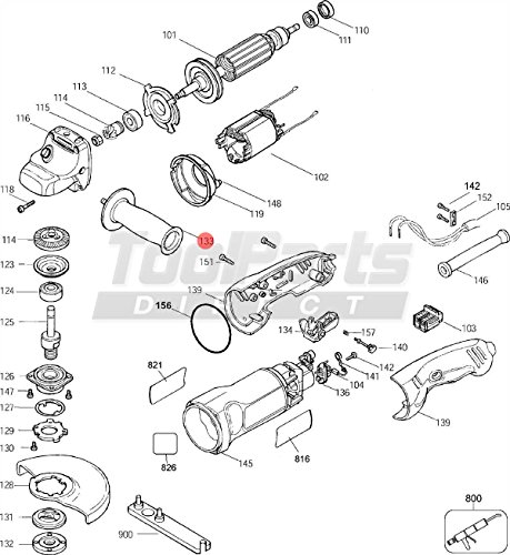 Craftsman 900264370 Angle Grinder Replacement Side Handle # 614796-03