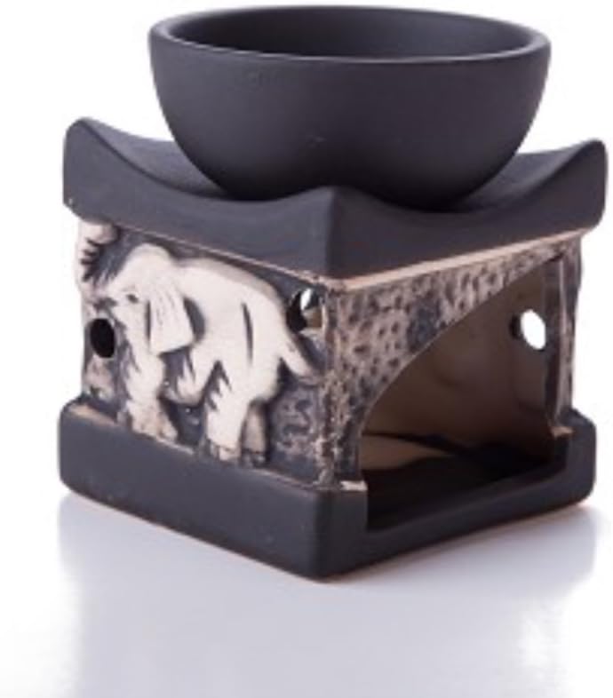 Feng Shui Zen Ceramic Essential Oil Burner/Tea Light Holder