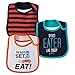 Carter's 3-Piece Baby Boy Bib Set, Speed Eater