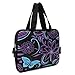 AUPET Purple Flowers Universal 6 ~ 7 inch Tablet Portable Neoprene Zipper Carrying Sleeve Case Bag