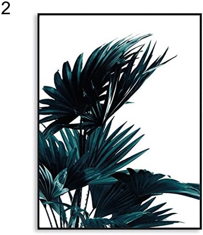 uniqueaur Decorative Green Plant Canvas Art Painting Wall Poster Picture for Bedroom