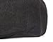 Qunson Men's Duckbill Ivy Newsboy Cap Scally Hat Black