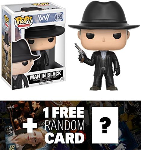 The Man in Black: Fun ko P o p ! TV Vinyl Figure Bundle with 1 Compatible TV Theme Trading Card (459 - 13526)