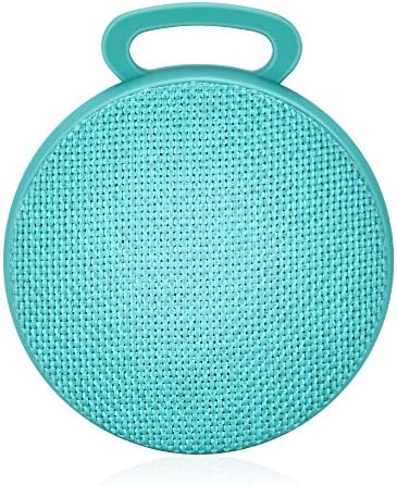 Mini Portable Bluetooth Speakers Outdoor Wireless Subwoofer Fabric Surface Support FM Radio/AUX Mode/TF Card with Carabiner Blue