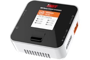 ISDT Q6 Nano Lipo Battery Charger/Discharger, Balance Charger Discharger 8A 200W DC 2-6S LCD Display Digital Smart Battery Balance Charger Li-Po Li-Hv Li-Ion Li-Fe NiMH Ni-Cd Pb