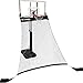 Rolbak Silver Basketball Return Net with 2 Refillable Sand Bags, Webbing Harness, and Nylon Brackets