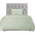 Hotel Sheets Direct Duvet Cover Bed Linen Set, 2 -Piece Set, Light Green, Twin
