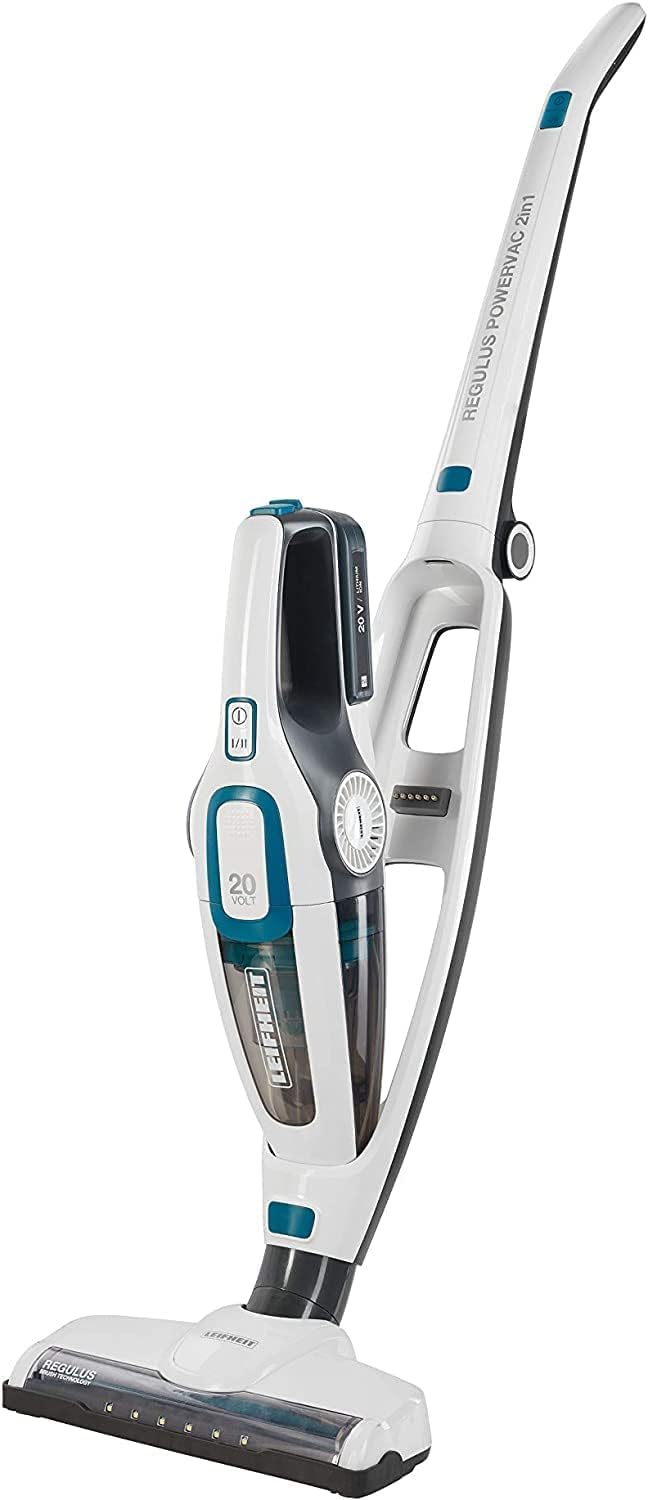 Leifheit PowerVac 2in1 2-in-1 stick vacuum Battery Dry Cyclonic Bagless Black, Blue, White