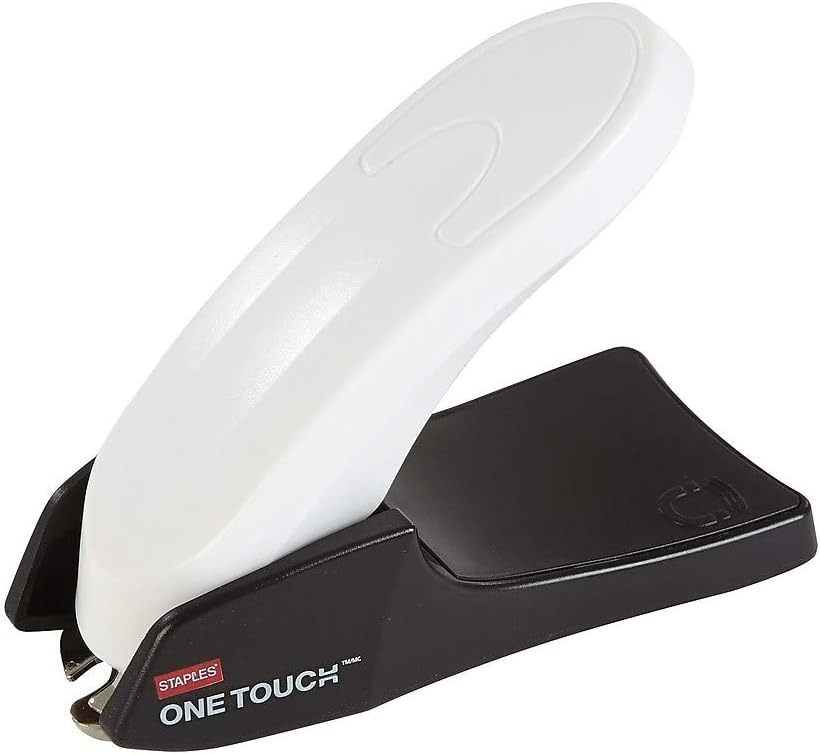 Staples 763688 One-Touch Push Staple Remover Black/White (23444-Cc) : Office Products