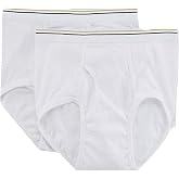 Stafford 2 Pack 100% Cotton Full-Cut Briefs White