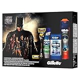 Gillette Razor Body Wash Shave Gel and Deodorant Justice League Gift Pack