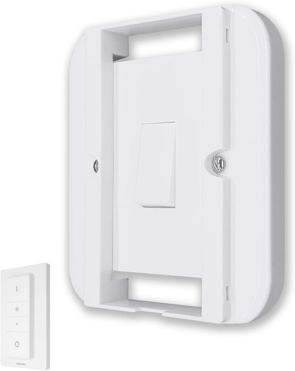 SAMOTECH Switch Cover Compatible with Philips Hue Dimmer V1 (SM200 V1), white - Image 5