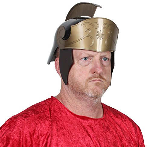 Alexanders Costumes Men's Deluxe Roman Helmet Two Tone