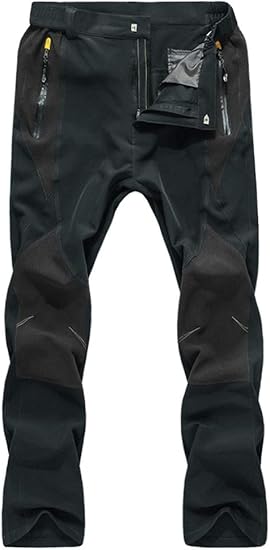 Amazon Kefitevd トレッキングパンツ メンズ アウトドアパンツ 撥水 釣りウェア 長ズボン キャンプ用 ロングパンツ ストレッチ 登山 パンツ 初春 秋冬 アウトドア ロングパンツ 通販