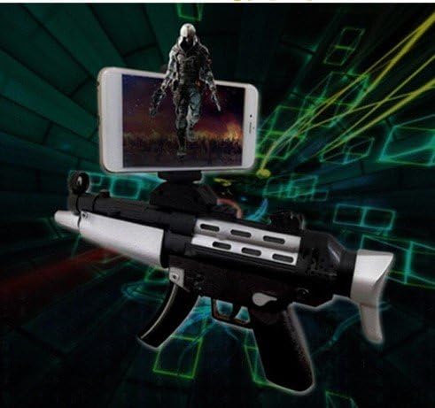 Intelligent Black AR8 Game Gun Augmented Reality 3D 360° AR Gun for VR Video Game with Bluetooth Connecting IOS, Android Smart Phone