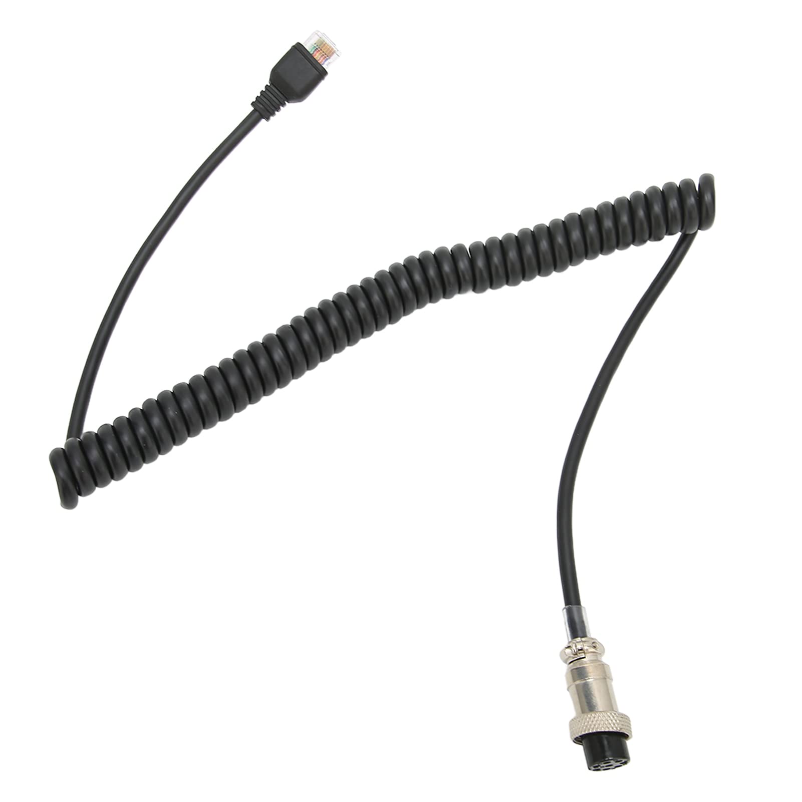 cigemay Replacement Microphone Cable for FT‑847 FT840 FT‑1000 FT‑2000 FT920 FT950 FT‑DX5000 Handheld Mic, Mic Adapter Cord Plug and Play